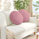 Cuscini da seduta Vidaxx 2 pezzi rosa ø 40 x 13 cm velluto