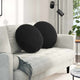 Cuscini seduta Vidaxx 2 pezzi nero ø 40 x 13 cm velluto