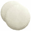 Vidaxl zitkussens 2 stuks crème ø 40 x 13 cm fluweel