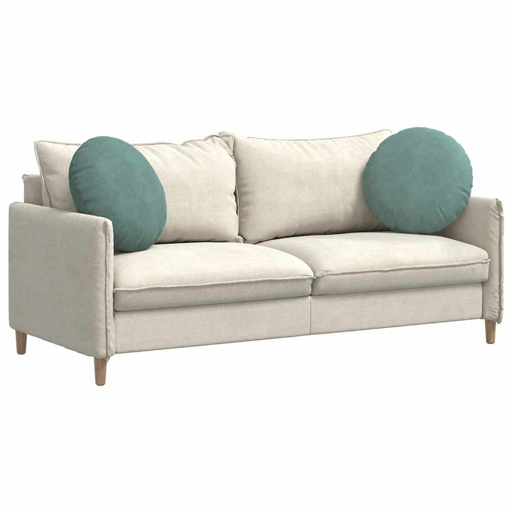 Cuscini seduta Vidaxx 2 pezzi verde mare ø 40 x 13 cm velluto