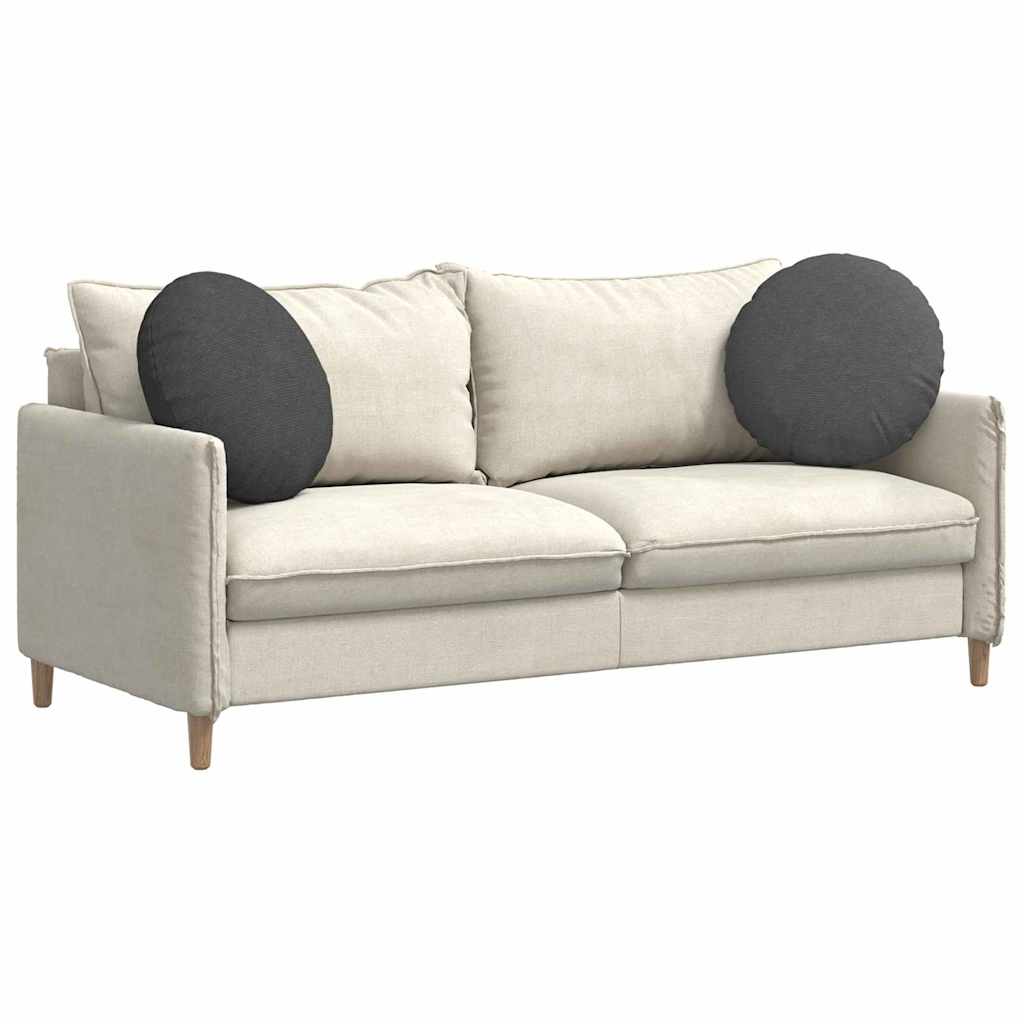 Vidaxx cojines de asiento 2 piezas gris oscuro ø 50 cm tela de algodón