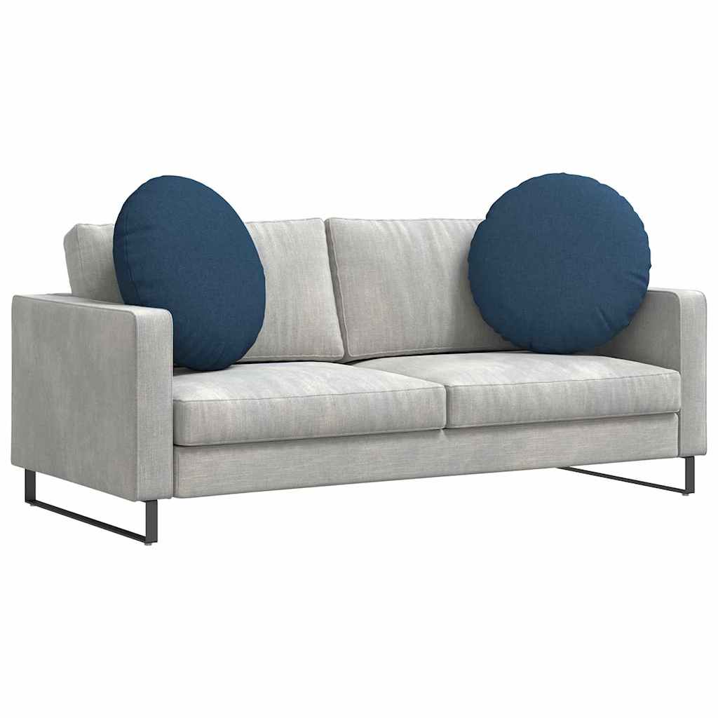 Cuscini seduta Vidaxx 2 pezzi tessuto blu ø60 x 21 cm