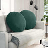 Cuscini per seduta Vidaxx 2 pezzi verde scuro ø 40 x 13 cm in velluto