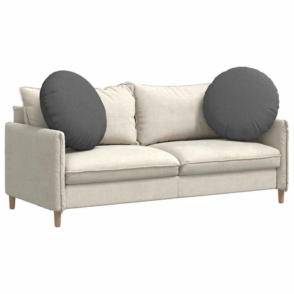 Vidaxl zitkussens 2 pcs donkergrijs ø80 x 29 cm stof