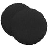Cuscini seduta Vidaxx 2 pezzi tessuto nero ø80 x 29 cm
