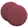 Cuscini seduta Vidaxx 2 pezzi tessuto rosso vino ø80 x 29 cm