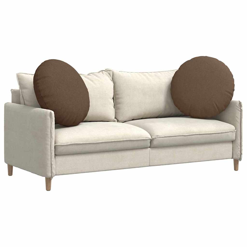 Cuscini sedile Vidaxx 2 pezzi tessuto marrone ø80 x 29 cm