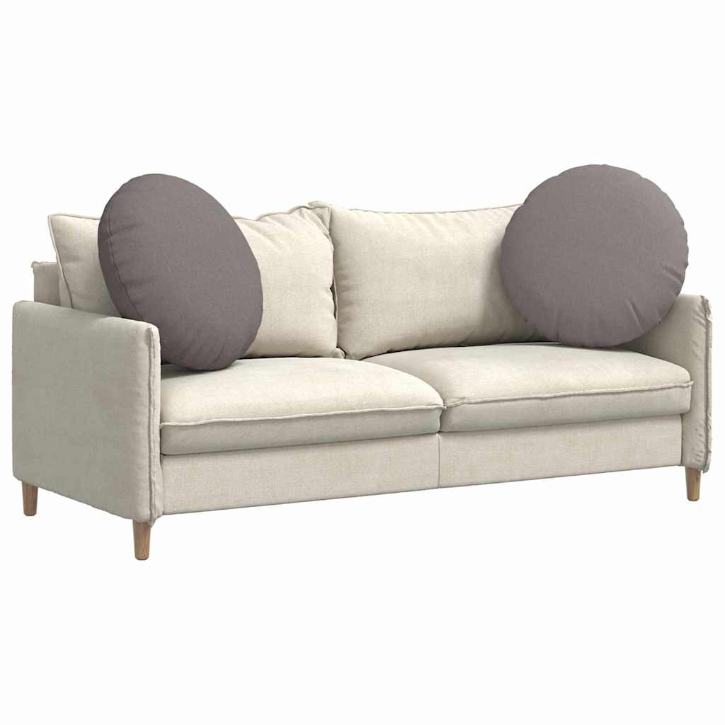 Cuscini seduta Vidaxx 2 pezzi tessuto tortora ø80 x 29 cm
