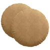 Cuscini per sedili Vidaxx 2 pezzi marrone ø 80 x 29 cm in velluto