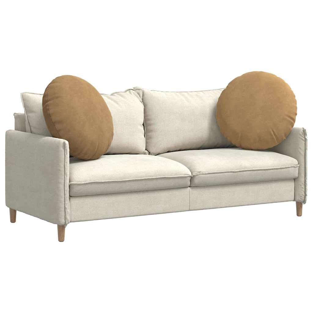 Cuscini per sedili Vidaxx 2 pezzi marrone ø 80 x 29 cm in velluto