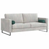 Cuscini a rullo VidaXL 2 pezzi in tessuto di corda verde scuro ø 15 x 40 cm
