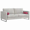 VidaXL cojines reforzados 2 piezas rojo vino ø 15 x 40 cm tela de pana
