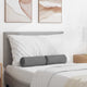 Cuscini a rullo VidaXL 2 pezzi in tessuto microfibra grigio scuro ø 15 x 40 cm