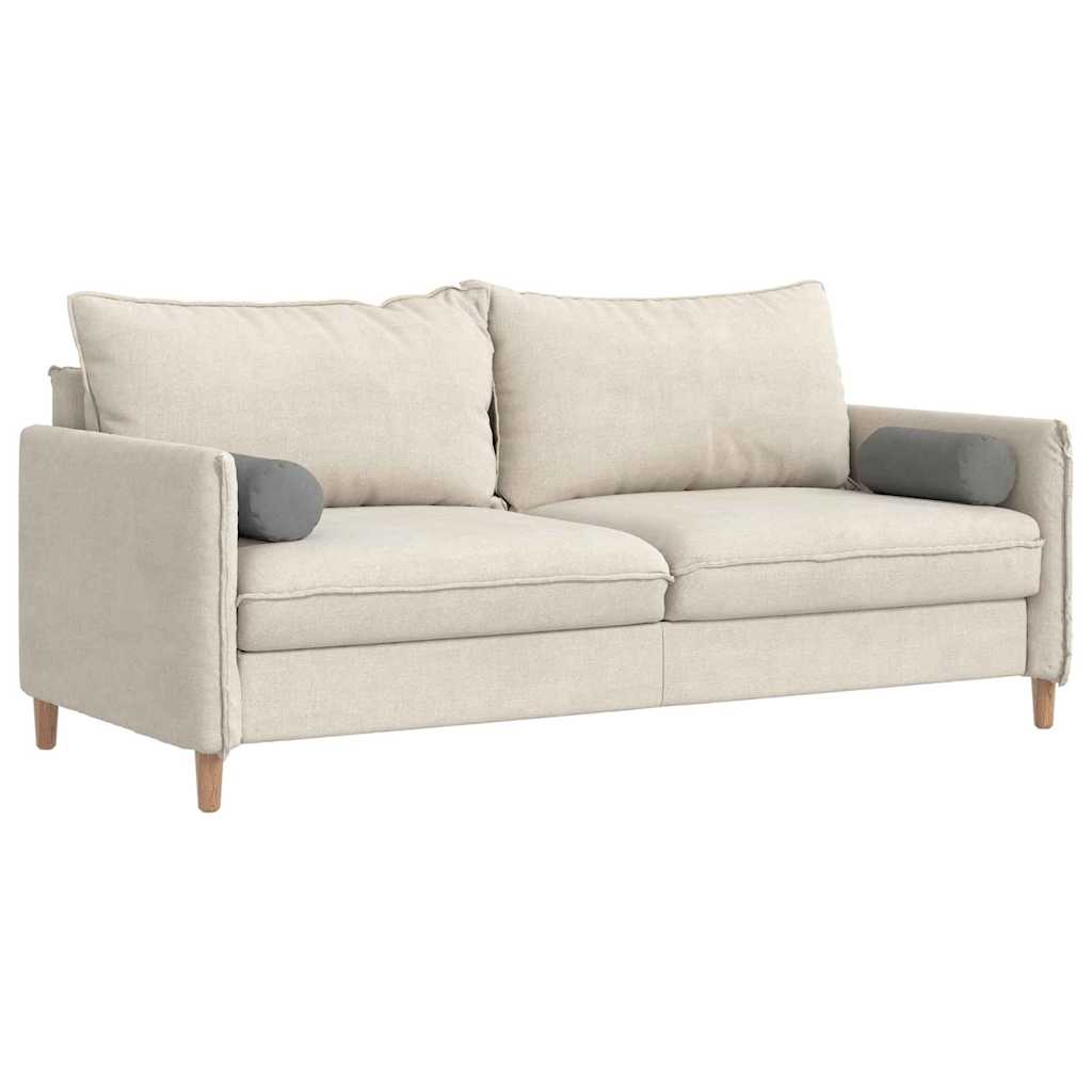 Cuscini a rullo VidaXL 2 pezzi in tessuto microfibra grigio scuro ø 15 x 40 cm
