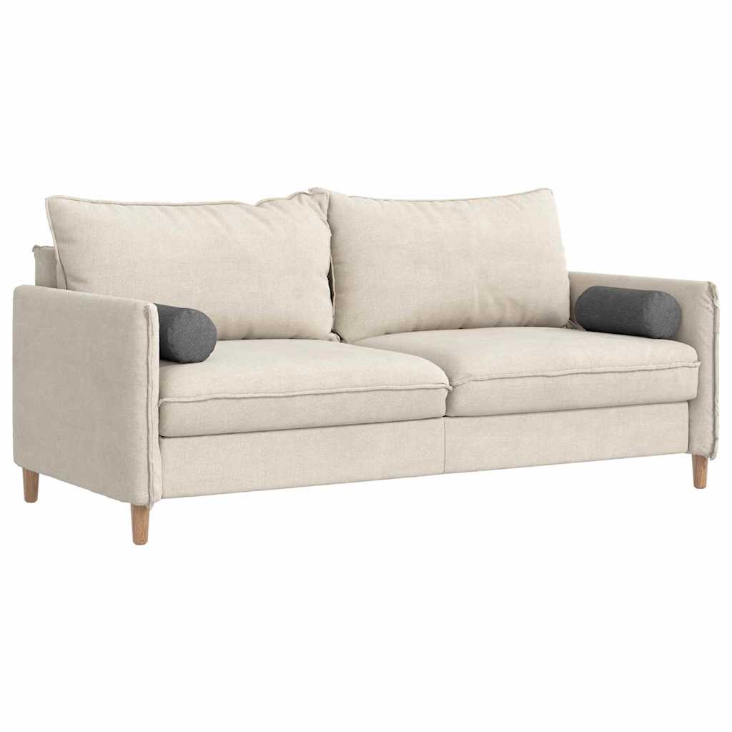 Cuscini a rullo VidaXL 2 pezzi in tessuto a corde grigio scuro ø 15 x 40 cm