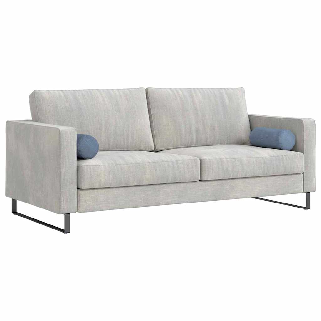 Cuscini a rullo VidaXL 2 pezzi blu ø 15 x 40 cm in tessuto di corda