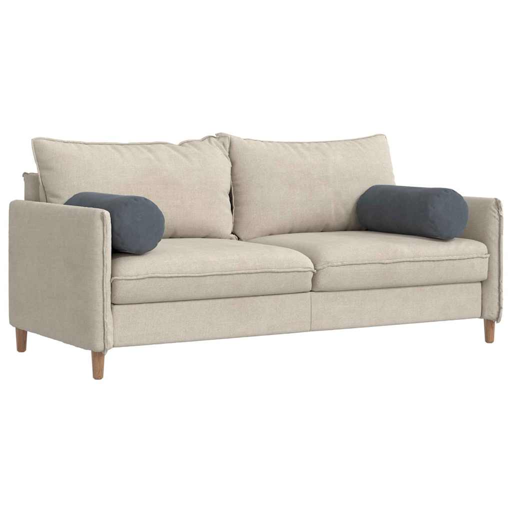 Cuscini a rullo VidaXL 2 pezzi in tessuto di corda grigio scuro ø 25 x 70 cm