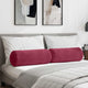 Cuscini a rullo VidaXL 2 pezzi rosso vino ø 25 x 70 cm in tessuto a corde