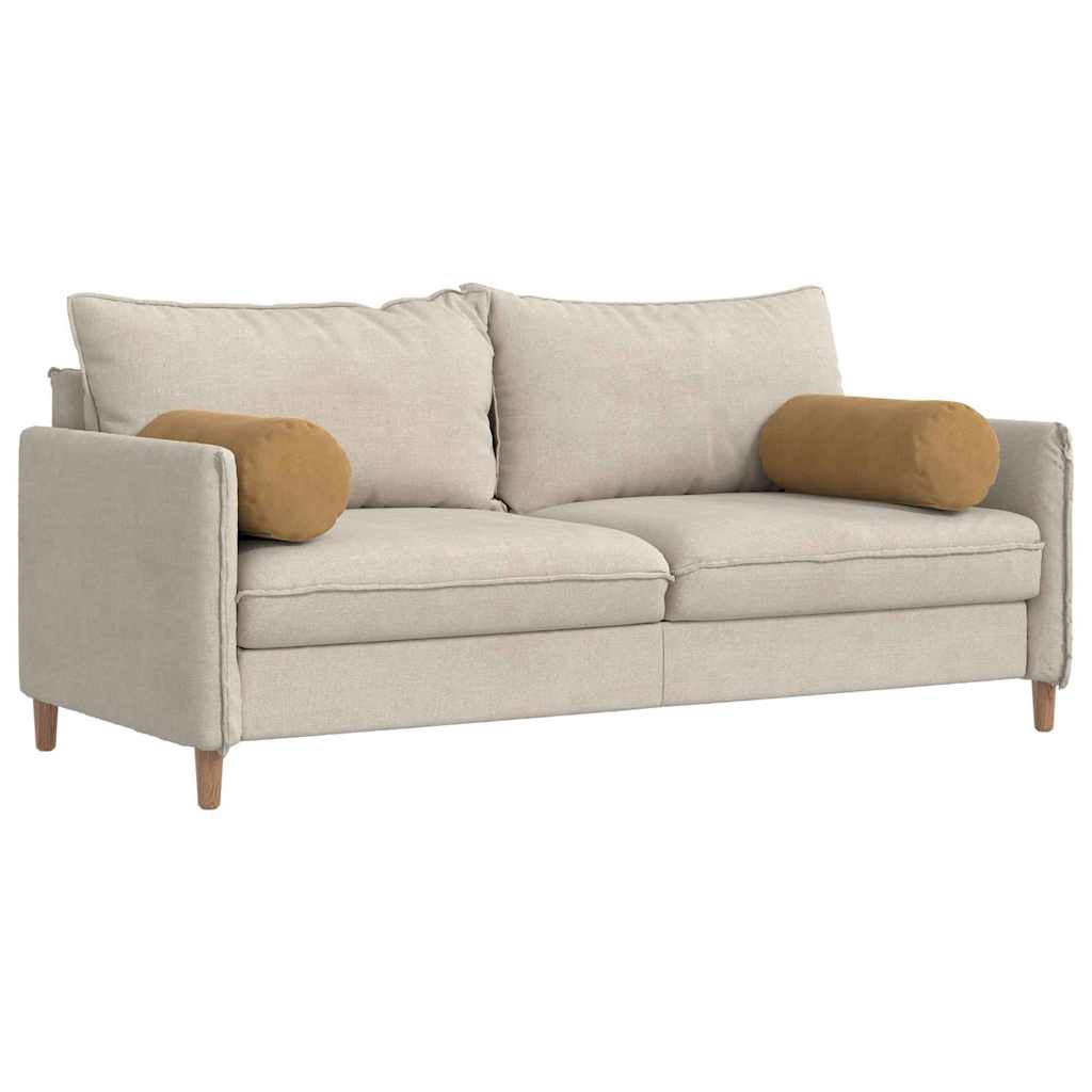 Cuscini a rullo VidaXL 2 pezzi in tessuto di corda marrone ø 25 x 70 cm