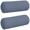Cuscini a rullo Vidaxx 2 pezzi blu ø 25 x 70 cm in tessuto di corda