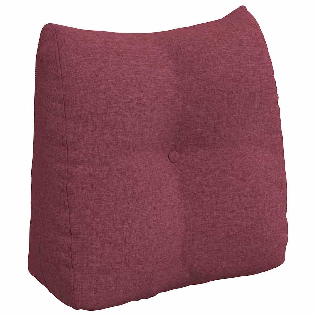 Cuscino schienale Vidaxx tessuto rosso vino 45 x 24 x 50 cm