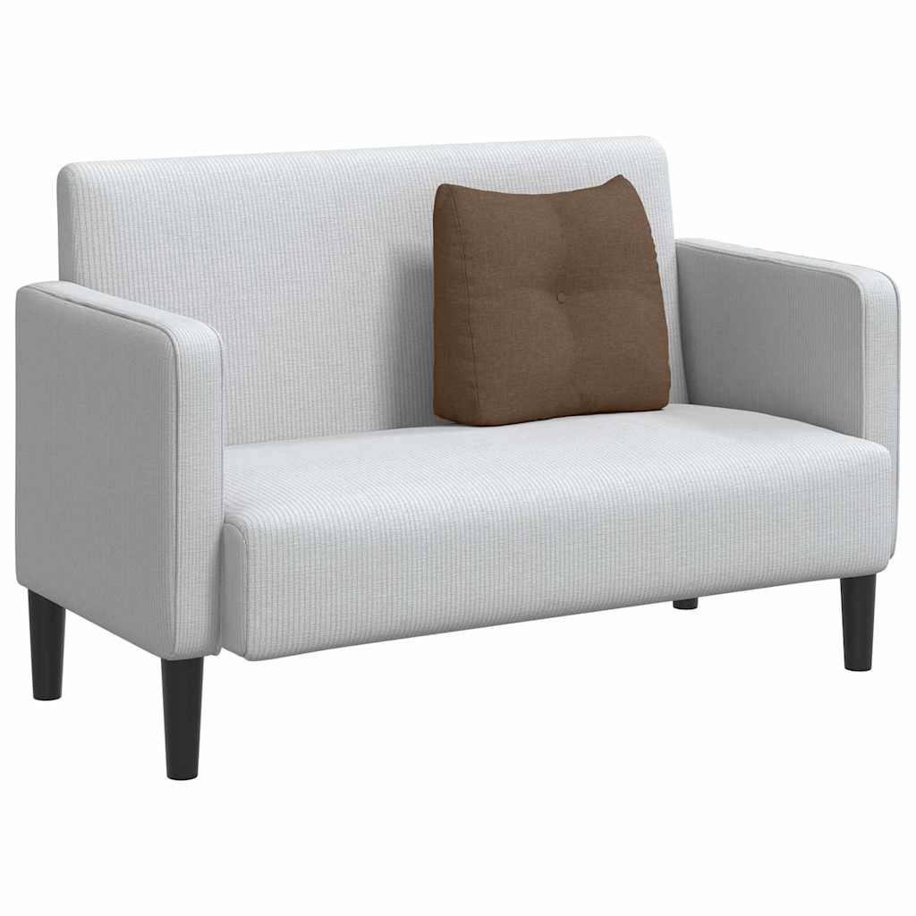 Vidaxl rugkussen bruin 45 x 24 x 50 cm stof
