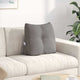 Vidaxl rugkussen taupe 45 x 24 x 50 cm stof