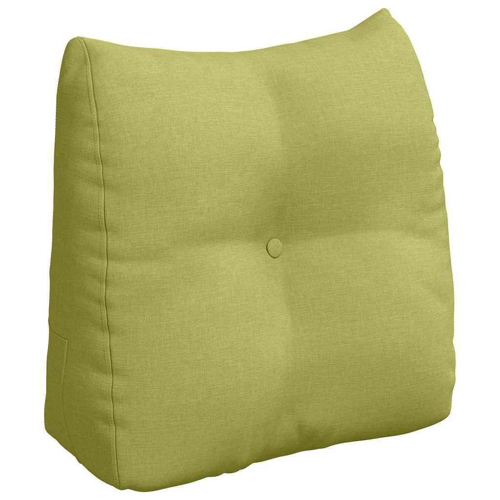 Vidaxl rugkussen lichtgroen 45 x 24 x 50 cm stof