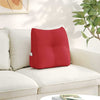 Vidaxx cojín de respaldo rojo 45 x 24 x 50 cm tela
