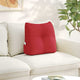 Vidaxl rugkussen rood 45 x 24 x 50 cm stof