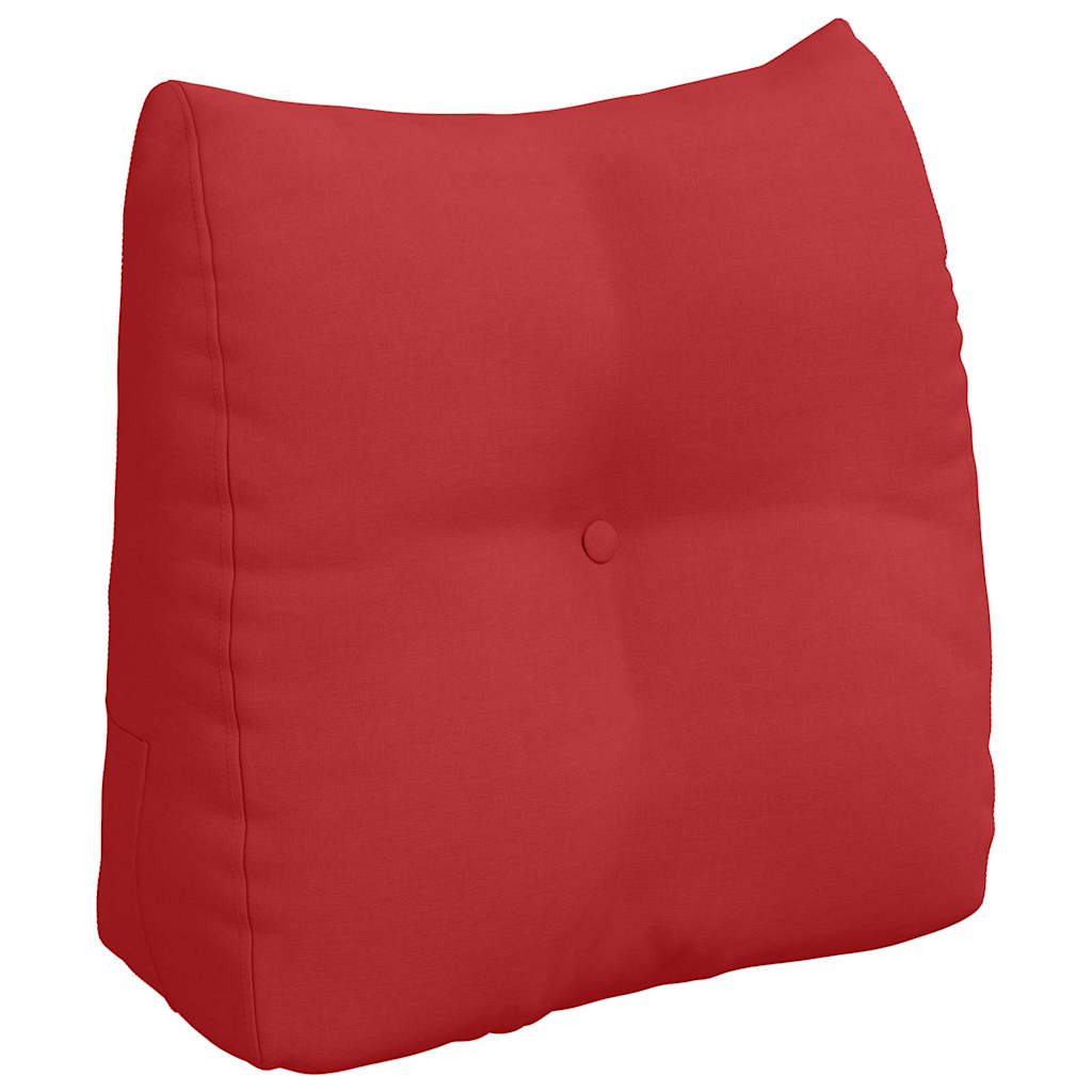 Vidaxl rugkussen rood 45 x 24 x 50 cm stof