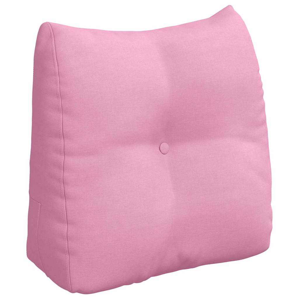 Vidaxx cojín de respaldo rosa 45 x 24 x 50 cm tela
