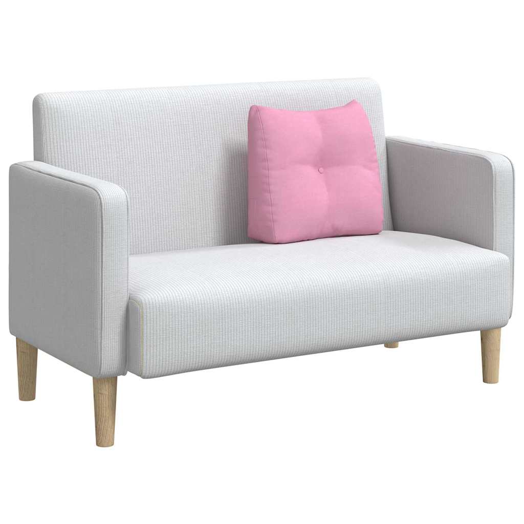 Vidaxl rugkussen roze 45 x 24 x 50 cm stof