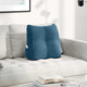 Vidaxl rugkussen blauw 45 x 24 x 50 cm fluweel