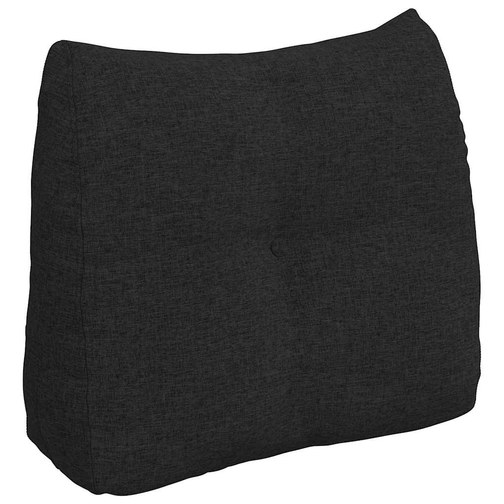 Cuscino schienale Vidaxx tessuto nero 60 x 24 x 50 cm