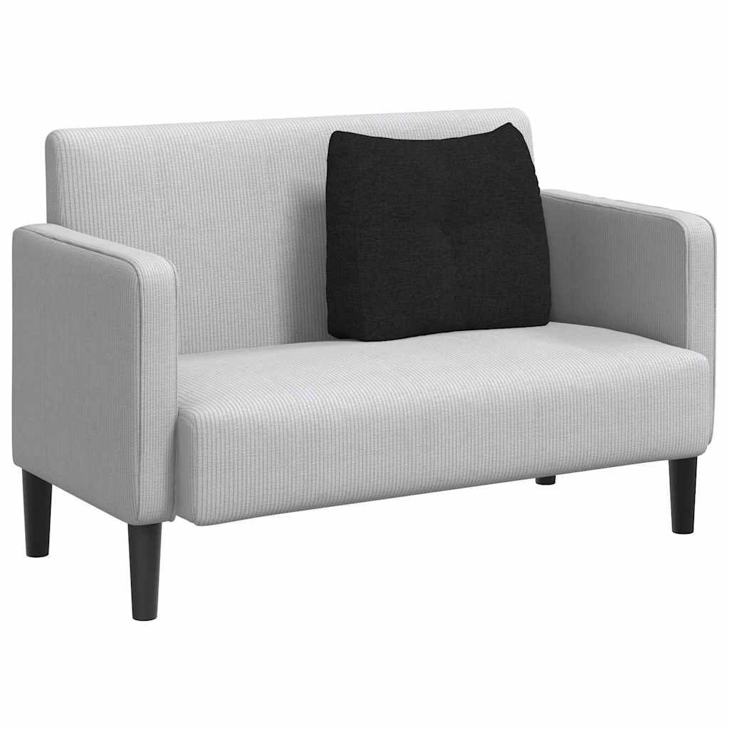 Cuscino schienale Vidaxx tessuto nero 60 x 24 x 50 cm