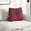 Cuscino schienale Vidaxx tessuto rosso vino 60 x 24 x 50 cm