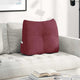 Vidaxl rugkussen wijnrood 60 x 24 x 50 cm stof