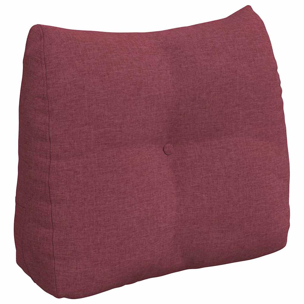 Cuscino schienale Vidaxx tessuto rosso vino 60 x 24 x 50 cm
