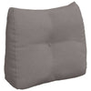 Vidaxl rugkussen taupe 60 x 24 x 50 cm stof