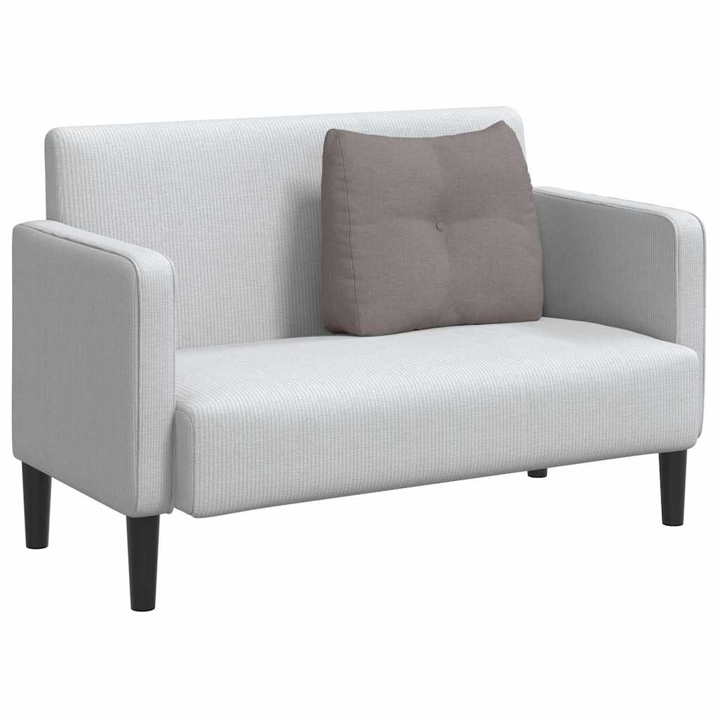 Vidaxl rugkussen taupe 60 x 24 x 50 cm stof