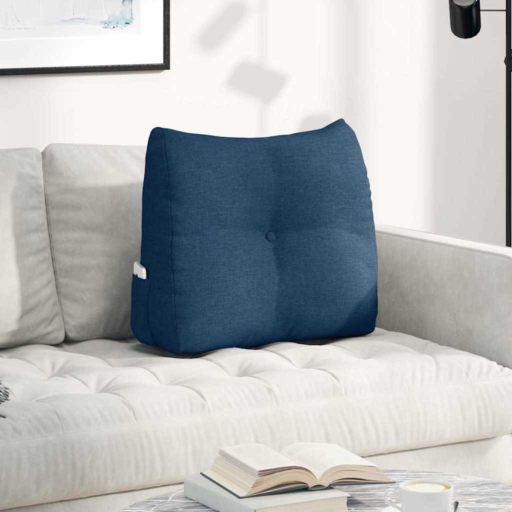 Cuscino schienale Vidaxx tessuto blu 60 x 24 x 50 cm