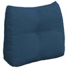 Vidaxx cojín de respaldo azul 60 x 24 x 50 cm tela