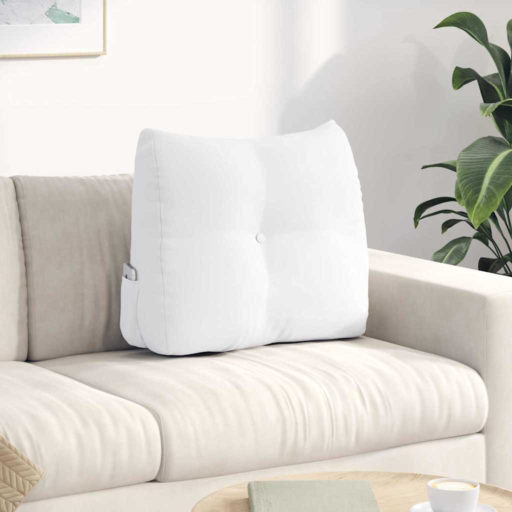 Vidaxx cojín de respaldo blanco 60 x 24 x 50 cm tela