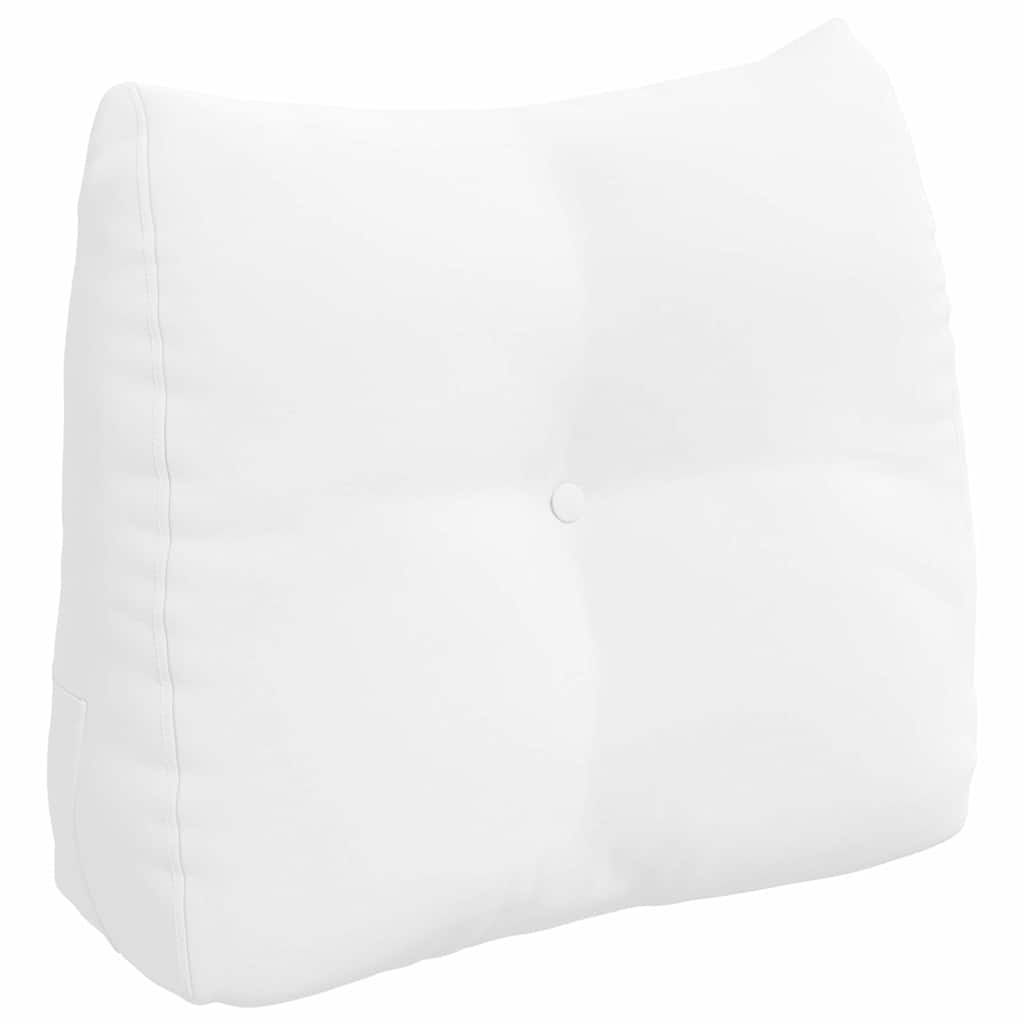 Vidaxx cojín de respaldo blanco 60 x 24 x 50 cm tela