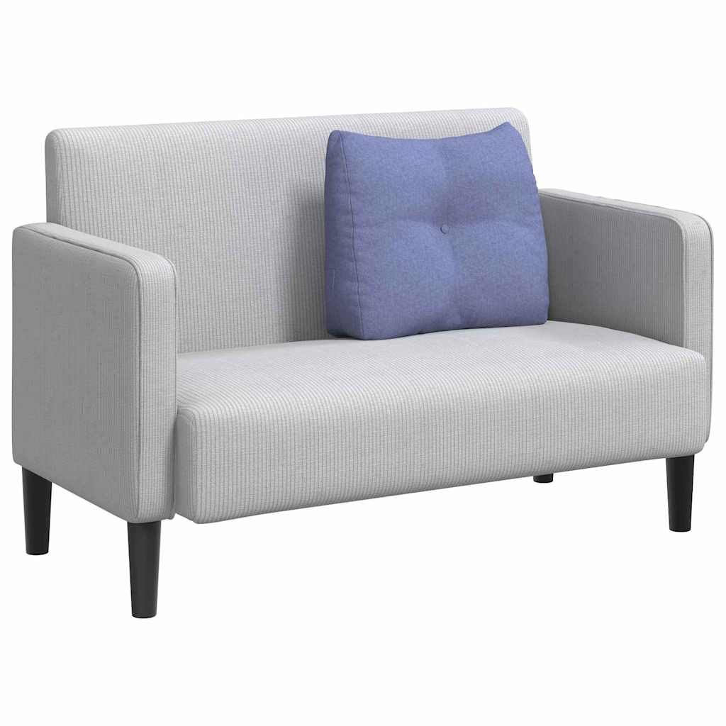 Vidaxl rugkussen jeans blauw 60 x 24 x 50 cm stof