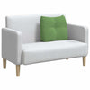Cuscino schienale Vidaxx verde chiaro 60 x 24 x 50 cm in velluto