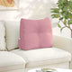 Vidaxl rugkussen roze 60 x 24 x 50 cm fluweel