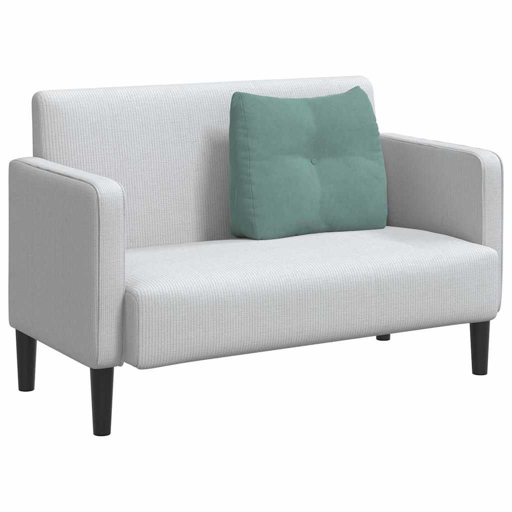 Vidaxx cojín de respaldo verde mar 60 x 24 x 50 cm terciopelo