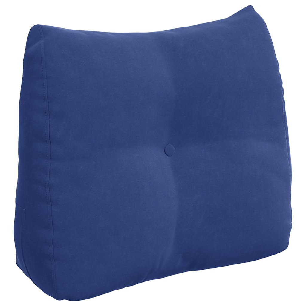 Cuscino per schienale Vidaxx blu polizia 60 x 24 x 50 cm in velluto